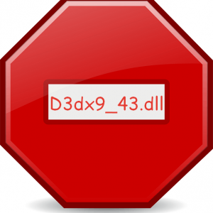 Устранение ошибки с файлом D3dx9_43.dll